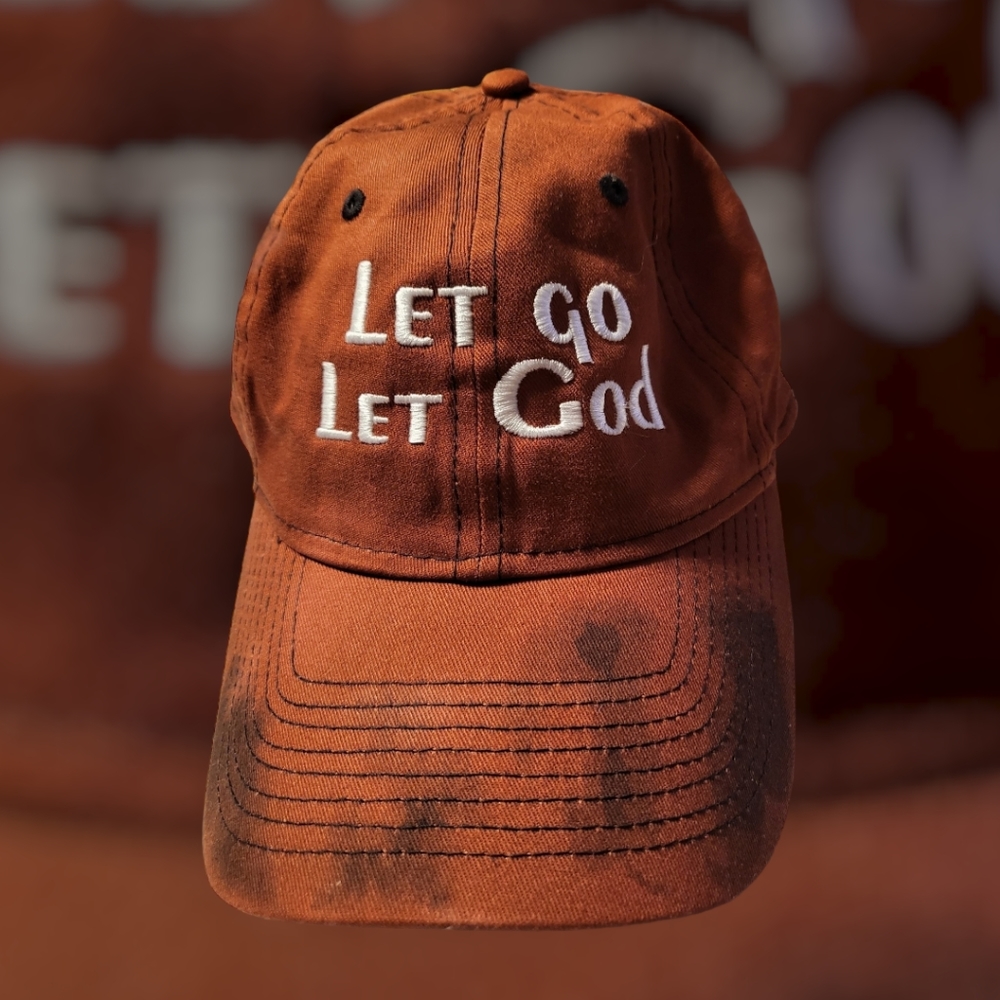 Let Go Let God Acid Wash Hat